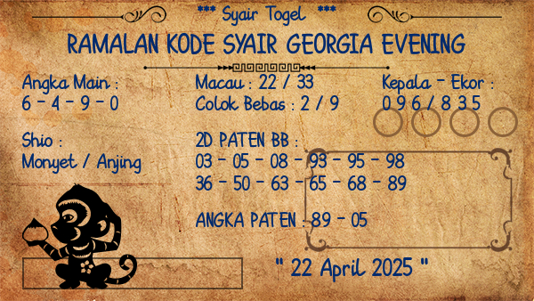 Prediksi Georgia Evening