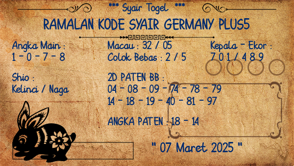 Prediksi Germany Plus5