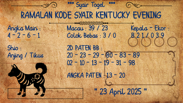 Prediksi Kentucky Evening