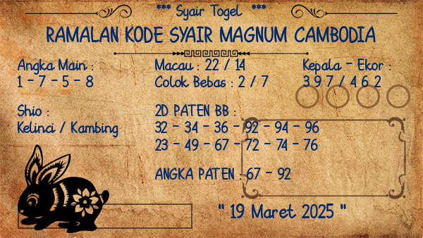 Prediksi Magnum Cambodia