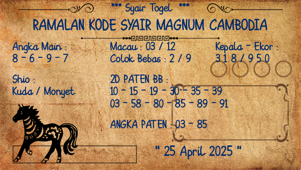 Prediksi Magnum Cambodia