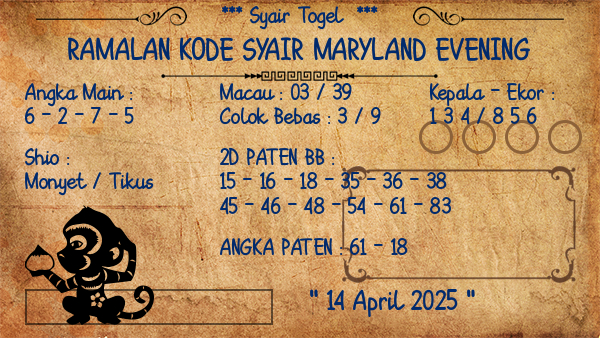 Prediksi Maryland Evening