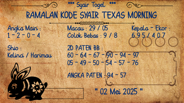 Prediksi Texas Morning