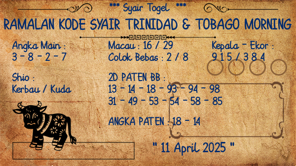 Prediksi Trinidad & Tobago Morning