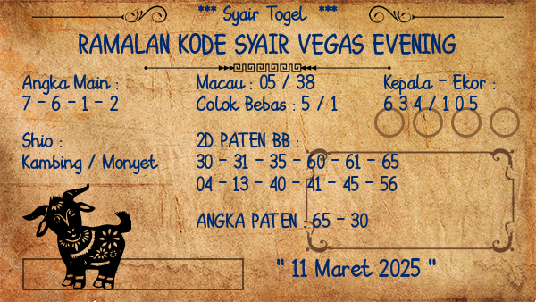 Prediksi Vegas Evening