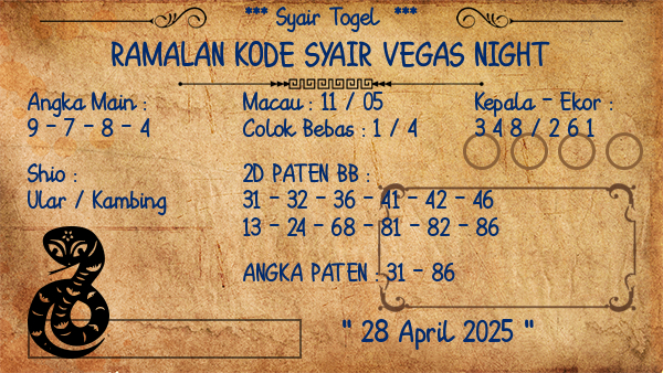 Prediksi Vegas Night